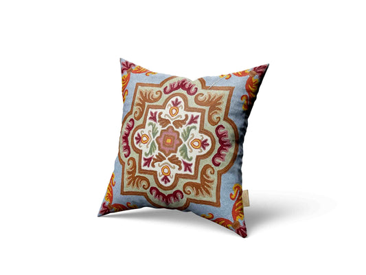 Luxury cushion cover Art embroidery handmade home decor hand embroidery